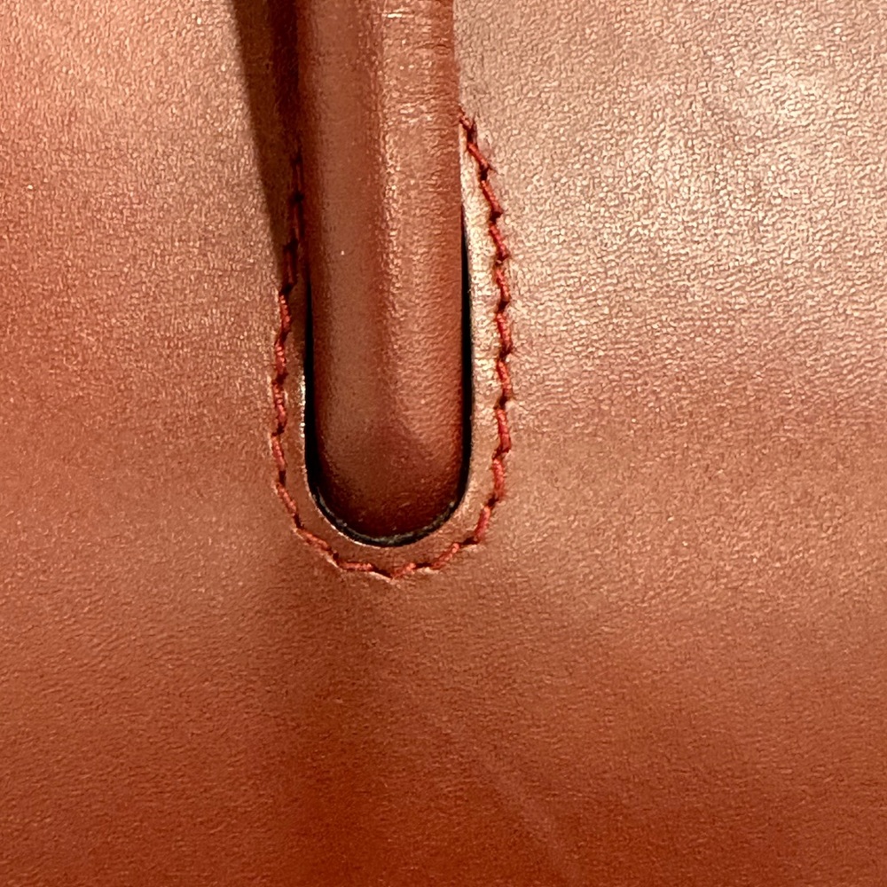 ---SOLD---Vintage Cartier Handbag. Burgandy. Leather - Picture 12 of 15